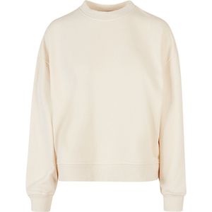 Ladies Oversized Crewneck Sweater met ronde hals White Sand - 3XL