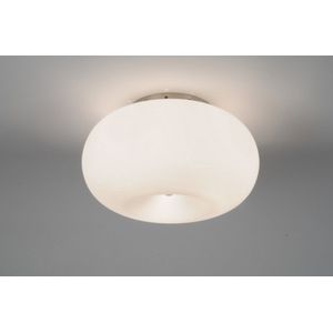 Lumidora Plafondlamp 70595 - Plafonniere - TULBAND - 3 Lichts - E27 - Wit - Glas - ⌀ 36 cm