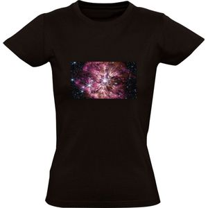 Universum Dames T-shirt | ruimte | astronaut | heelal | ster