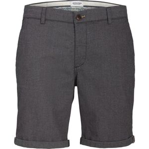 JACK & JONES Fury Shorts regular fit - heren chino korte broek - donkergrijs - Maat: S