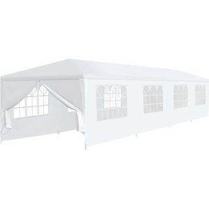 VidaXL Partytent 3x12m Wit - Ruime en Stijlvolle Feesttent