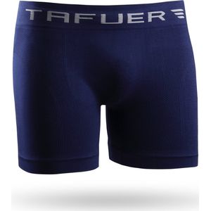 TAFUER - Naadloze Heren Ondergoed - Onderbroeken Heren - Marineblauw - Maat - L/XL - 1 Stuk