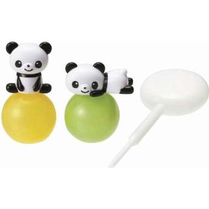 Bento Saus Flesjes Panda Kawaii - Mini flesjes voor dressing / sausjes - voor bentobox / lunchbox