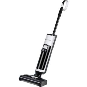 LIECTROUX - Steelstofzuiger - Snoerloze stofzuiger - voor nat en droog reinigen - Slim wassen voor thuis - Multi Surface Floor - 14Kpa - Zelfdrogend - Zwart & Wit