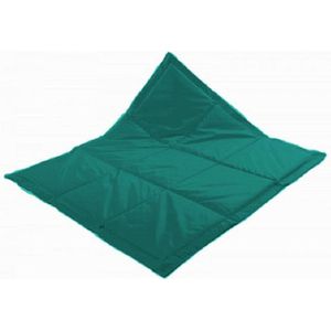 KidZ ImpulZ - Speelkleed Baby - Dik - Afneembaar - Opvouwbaar - XS: 120 x 120 cm - Smaragdgroen, Petrol