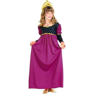 Widmann - Koning Prins & Adel Kostuum - Klein Koningin Prinses Lucia Kostuum Meisje - Roze - Maat 128 - Carnavalskleding - Verkleedkleding