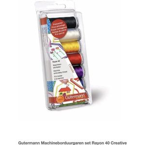 Gutermann Machineborduurgaren set Rayon 40 Creative