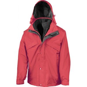 Result 3-in-1 Zip And Clip Jacket R68 - Red / Black - XXL