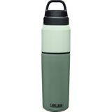 CamelBak Multibev Vacuum SS - Waterfles met afneembare koffie / theebeker - 650 ml + 500 ml - Groen / Mint (Moss / Mint)