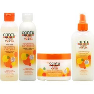 Cantu Care for Kids Shampoo + Conditioner + Leave-in Conditioner + Detangler ""Set