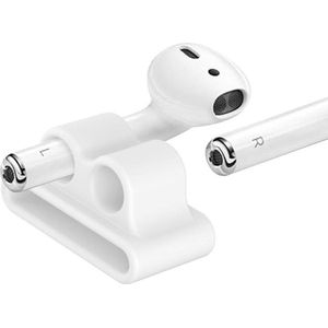 AirPods horlogebandhouder - Wit | Geschikt voor Apple Airpod-accessoireshouder | Beveilig veilig uw AirPods