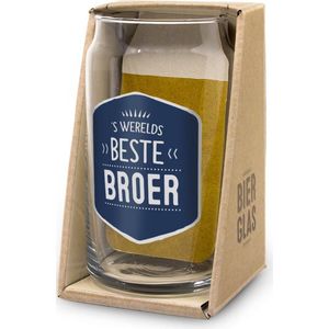 Bierglas - Snoep - Broer - In cadeauverpakking