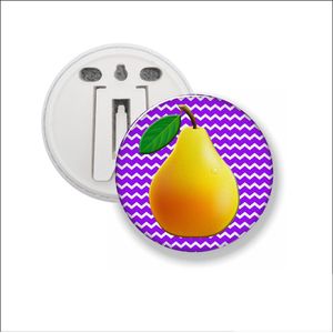 Button Met Clip - Fruit