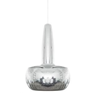 VITA Clava Hanglamp - Ø21,5 cm - Zilver - incl. wit koord