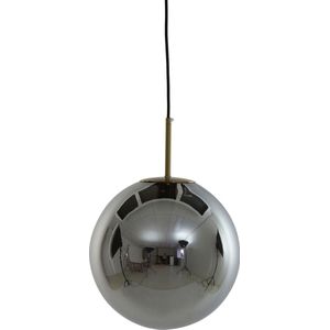 Light & Living Hanglamp Medina - Smoke Glas - Ø40cm - Modern - Hanglampen Eetkamer, Slaapkamer, Woonkamer