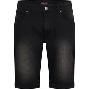 Cappuccino Italia - Heren Shorts Denim Short Black - Zwart - Maat S