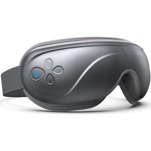 Oogmassage - Hoofdmassage - Stress Verlichting - Tegen Vermoeidheid - Elektrisch - Bluetooth - Oplaadbaar - Druktherapie - Zwart