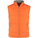 Basic bodywarmer oranje voor heren - winddichte mouwloze sport vesten 2XL (44/56)