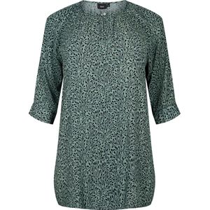 ZIZZI VWISMA, 3/4, TUNIC Dames Tuniek - Light Green - Maat M (46-48)