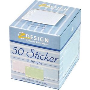 Huishoud diepvries sticker box 3 designs