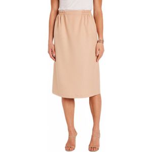 Lange gabardine kokerrok