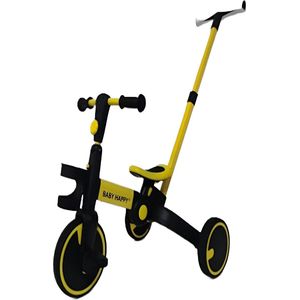 Mobiclinic Chase 5 in 1 driewieler - Evolutionair - Verstelbaar stuur - Max 25kg - Licht - 1,5 jaar - 5 jaar - Geel