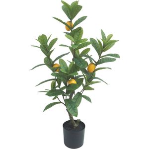 Kunst Citroenboom 75cms-sKunstplant voor binnens-sKunst Fruitbooms-sCitroen kunstplant