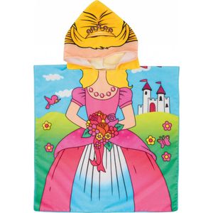 Toi-Toys Princess Poncho - Prinsessen Handdoek Poncho - 60 cm