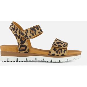 Giga Leopard Sandalen bruin Leer - Maat 32