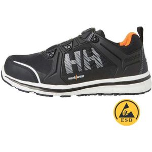 Helly Hansen Oslo Low BOA Werkschoen S3 78228 - Mannen - Zwart/Oranje - 45