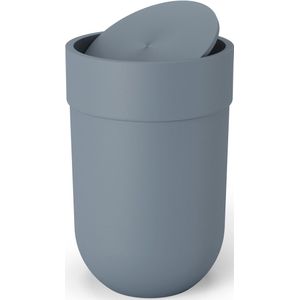 TOUCH CAN W LID SLT/BLUE