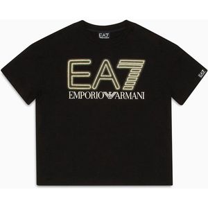 Ea7 Emporio Armani 3dbt57_bj02z T-shirt Met Korte Mouwen Zwart 12 Years Jongen