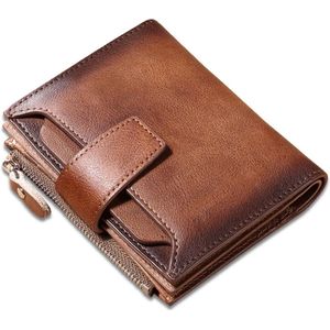 Heren portemonnee tas met NFC kort - Besace portemonnee van leer - Geldhouder creditcardhouder - 18 kaartvakken - Portemonnee