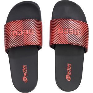 BECO badslippers - voor dames/heren - rood/zwart - maat 44