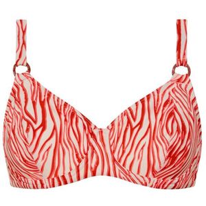 Beachlife Bikinitop Beugel - Neon Zebra - Maat 38E