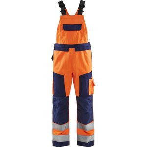 Blaklader Bretelbroek High Vis 2660-1811 - High Vis Oranje/Marineblauw - C46