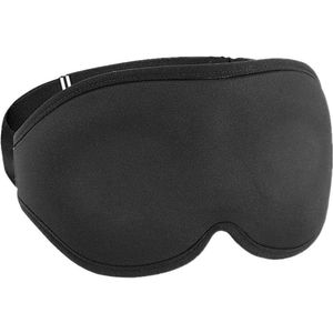 Verduisterend slaapmasker en oordopjesset - Verstelbaar gewatteerd oogmasker zonder druk - Inclusief zwart satijnen reistas - 100% verduisterend voor comfortabel reizen en slapen