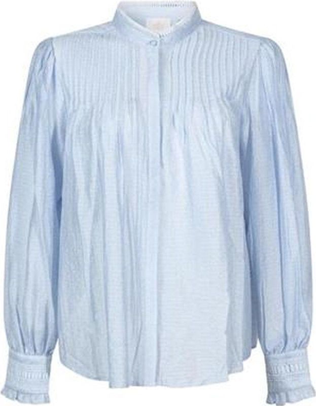 AAIKO Carlita Ten 614 Blouses Dames - Blauw - Maat XS