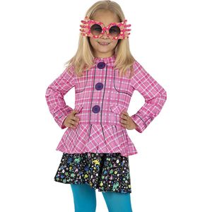 Funidelia | Loena Lovegood Kostuum voor meisjes â–¶ Luna Lovegood, Harry Potter, Films & Series, Hogwarts - Kostuum voor kinderen Accessoire verkleedkleding en rekwisieten voor Halloween, carnaval & feesten - Maat 107 - 113 cm - Roze