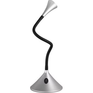 REALITY VIPER - Tafellamp - Zilver - incl. SMD LED 3W - Flexibel - Snoerschakelaar