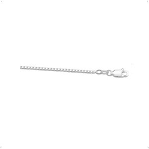 YO&NO - Ketting - Zilver - Venetiaans - 1,4mm - 45cm - Sieraden Vrouw - Heren - Gerhodineerd - Zilver 925