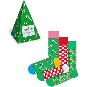 Happy Socks - Unisex Sokken Christmas Tree 3-Pack Gift Box - Multi - Maat 36-40