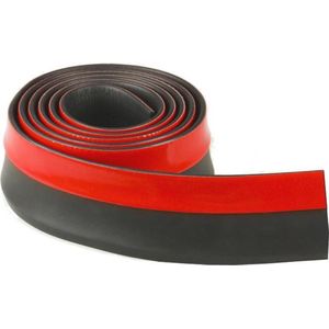 AutoStyle Easy-Lip Universele Voorspoiler/Sideskirt 225cm Zwart EPDM Rubber