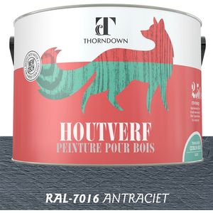 Thorndown houtverf Ecologisch Antraciet - waterbasis - 5000ML