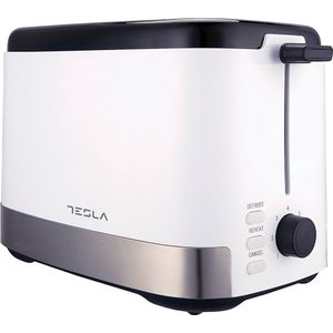 Tesla TS300BWX - Broodrooster - 800W - Ontdooien & Roosteren - Toaster - Wit