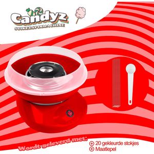 Suikerspinmachine - Suikerspinmachines - Mini Suikerspin - Suikerspinmaker - Voor Feestjes en partijen - Kinderfeestje - Cotton Candy - Kunststof - Rood