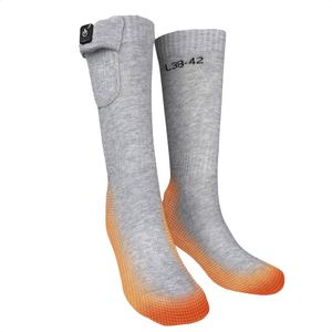 HEATDRY® Clothing - Verwarmde Sokken - DailyHeat Lite - Elektrische Sokken - Huissokken - Warme Sokken - Heren en Dames - DailyHeat Lite - Grijs - Maat 38-42