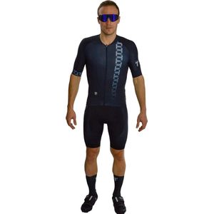 TriTiTan Titanium Pro Cycling Jersey Short Sleeve - Fietsshirt - Fietstrui - Zwart - S