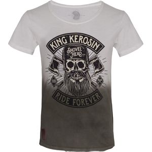 King Kerosin T-Shirt Lumberjack White-M
