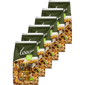 Leev® Bio | Low Carb Muesli | Noten en Fruit | 6 stuks | 6x 350 gram